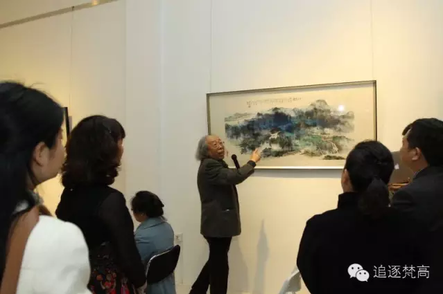 追逐梵高大赛国内评委 杨松寿老师画展开幕啦！《暨云水间•杨松寿绘画作品展》